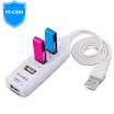 IT-CEO V4HUB-1S USB20 high-speed expansion 4-port HUB hub desktop computer notebook a drag four USB splitter 05 meters white
