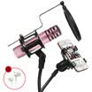 BOLE B-40i mobile phone singing microphone microphone computer singing mini condenser microphone full name K song anchor live set Apple Andrews general pink MV stent