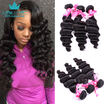 Mocha Hair 7A Grade Brazilian Virgin Hair Loose Deep Wave 3 Bundles 100 Human Hair Weave Bundles Unprocessed Hair Weaving