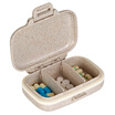 Billion high EKOA kit upgrade portable medicine small storage box grain fiber sealed dispensing box Matcha green