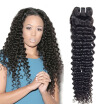 7A Peruvian Virgin Hair 4 Bundles Peruvian Deep Wave Human Hair Extensions Cheap Curly Virgin Hair Bundle Deals Free Shipping