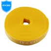 IT-CEO V727-10 free cutting magic sticker cable tie line with tie line with cable management line computer finishing tape button buckle with about 10m yellow