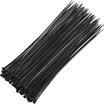 Cable de nylon Kraftwell con cierre automático cable de conexión de cable 25 200 mm negro 100 barra OT1020G