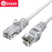 BIAZE six gigabit speed eight core twisted pair jumper 3 m non-shielded jumper CAT6 finished computer cable WX2-white