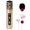 BOLE B-40i mobile phone singing microphone microphone computer singing mini condenser microphone full name K song anchor live set Apple Andrews common pink MV stent