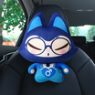 Cat head ZhuaiMao car headrest car with neck pillow glasses male M14-QCT-005 single blue