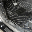 Huashi Ford sharp edge pads 15-18 new sharp all around leather feet four seasons universal car mat new sharps modified special accessories standard 7 seat - bright crystal black
