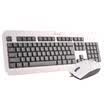 Shuangfeiyan A4TECH KM-100 wired mouse&keyboard set wired keyboard mouse set wired mouse&keyboard set mouse U mouth keyboard P mouth white