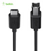 belkin Type-c USB-B to USB-C mobile phone data cable charging cable 18 m black