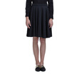 UR Women &39s casual wild fold knit A - type half skirt WG46R5AN0001 dark gray S