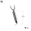 Yi nationality titanium steel bullet man pendant can twist the cross necklace