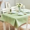 Kam color Chinese kaleidoscope waterproof&oil-proof tablecloths anti-hot wash disposable garden tablecloth round table cloth table mat can be customized matte green 130 180cm
