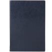 Effective deli 3186 business office leather surface notebook meeting this notebook 25K 160 pages blue