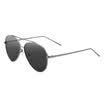 Parsons PARZIN classic toad section polarized sunglasses fashion couple models bright color sunglasses 8075 silver frame reflective film ice blue