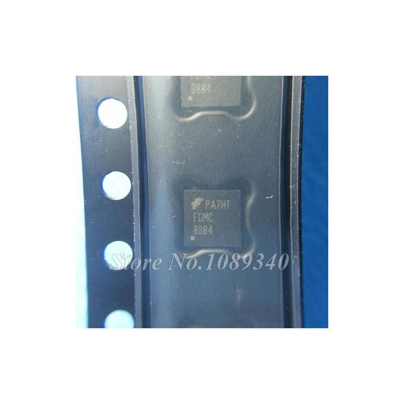 Free shipping 10pcslot FDMC8884 F8884 QFN MOSFETMetal Oxide Semiconductor Field Effect Transistor management p