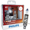 Philips PHILIPS new bright light H11 upgrade car light bulb 2 package brightening 100 growth 35 m color temperature 3350K