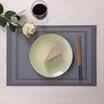 Po You Ni kitchen mats PVC insulation mats non-slip table mats restaurant anti-hot Western mats put tableware mat 4 pieces double box pattern DQ9034-3