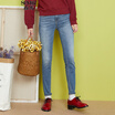 Semir jeans autumn ladies in the low waist Slim cowboy trousers Korean version 11316240023 cowboy in the blue 31