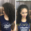 Peruvian Kinky Curly Virgin Hair 8A Grade Virgin Unprocessed Human Hair Kinky Curly Hair Curly Weave Human Hair Extensions 4Pcs