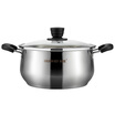 Golden Key GOLDEN KEY soup pot 24cm stainless steel to really complex bottom arc GK-24A1F