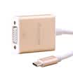 AMPCOM AMPCOM Type-C to VGA high-definition converter cable millet Air Macbook connection TV projector display USB-C 31 adapter conversion head gold