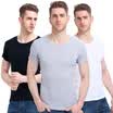 Antarctic men&39s vest pure color cotton vest male 3-piece men&39s vest sweat N695X20751 black&white gray XXXL