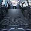 Huashi Ford sharp boundary trunk pad 15 new sharp all surrounded by car leather trunk mat 7 seat special modification sharp boundary special tail box mat seven piece set black