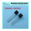 200PCS free shipping 2N5551 2N5401 5551 5401 TO-92 100PCS 2N5401100PCS 2N5551 Bipolar Transistors - BJT PNP Gen Pr Amp