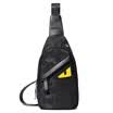 BOSTANTEN men&39s chest bag leisure sports Messenger bag canvas vertical shoulder bag men&39s waist bag B5163061 camouflage black