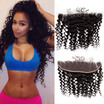 134 Top Selling Kinky Curly Closure 1PCS Good Quality Virgin Indian Kinky Curly Closure 100 Human Hair Frontal Lace Closure