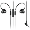NUBWO NY51 in-ear headphones ear earplugs line control mobile sport general earphone earplugs black