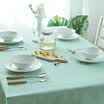Kam-color Chinese Li-li waterproof anti-oil table cloth cloth disposable anti-hot tablecloths coffee cloth beige 130 180cm