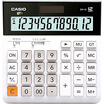 CASIO DH-12-WE Medium 12-Bit Dual Power Supply Ultra-Wide Calculator White Professional Computing Series