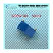 10Pcslot 3296W-1-501LF 3296W 501 500 ohm Top regulation Multiturn Trimmer Potentiometer High Precision Variable Resistor