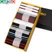 Cartier crocodile CARTELO cotton mens socks moisture permeable breathable business boat socks men 5 pairs gift box mixed color code