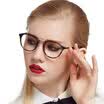 Jimmy Orange glasses glasses men&women TR90 round frame retro glasses glasses frame 305 BK black