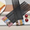 American Cuisine maxcook Chopsticks Alloy Chopsticks 10 Double Family Hotel Home Cuisine Chopsticks Summer Flower Series MCPJ514