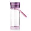 MIGO Glass Water Cups 038L Dropped Silicone Rope Strap Student Student Water Bottle With Cover Storage Cup