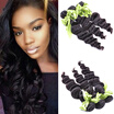 Indian Deep loose Hair 7A Grade 3Pcs Indian Hair Lot Mink indian Virgin Hair Unprocessed Human Hair Weave