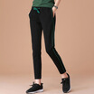 City plus CITYPLUS 2017 autumn new women&39s liberal arts casual wild wild haul pants thin sports trousers CWKX178154 black XL