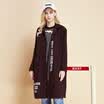 Mark Tweed Women &39s spring 2017 new fashion stripes windbreaker in the long section of the black XS