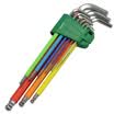 SATA 09101CH extra long ball head hex wrench metric hex set inside hexagonal L-shaped hexagonal screwdriver 9 sets