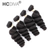 HCDIVA Cheap Unprocessed Brazilian Loose Wave 4 Bundles Weave Human Hair Hot Sell Virgin Brazilian Loose Wave Human Hair