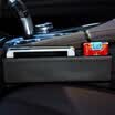 Di Galen car seat quilting storage box multi-function slot storage box car supplies storage bag black