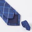 Yuzhao Lin YUZHAOLIN Men&39s formal wear business tie wedding groom striped tie gift box classic blue&white grid
