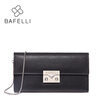 BAFELLI new arrives split leather long wallets zipper & hasp chain crossbody shoulder bag Multifunction purse womens wallet