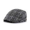 LACKPARD Autumn Winter Women Lattice Beret Cap Hood Retro England Outdoors Fashion Front Hat