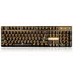 Sades funk monochrome backlit metal games mechanical keyboard computer home peripherals Wrangler style wired keyboard black orange light green axis