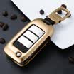Di Galen 17 Roewe i6 special metal key shell Roewe RX5 car key bag cover leather key ring platinum gray