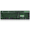 Sades Sades Fragrance Monochrome Backlit Metal Game Machine Keyboard Black Green Black